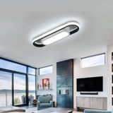 1 x RAW Customer Returns Riserva LED ceiling light 24W, modern creative white ceiling lamp, 6500K cold white LED ceiling light, for bedroom, living room, hallway, balcony, kitchen L40CM x W12CM  - RRP €29.98