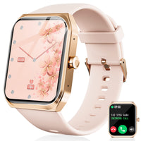 1 x RAW Customer Returns Women s Smartwatch with Telephone Function 1.91 Touchscreen IP68 Waterproof Sports Watch Outdoor Fitness Tracker with Heart Rate Monitor, Sleep Monitor, SpO2, Activity Tracker 100 Sports Modes Smart Watch Pink  - RRP €33.26