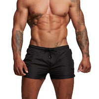 1 x RAW Customer Returns TMEOG swim shorts for men, swim shorts short swim trunks men swimming trunks boxer swim pants water sports shorts quick-drying swim shorts with zipper black  - RRP €20.99