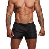 1 x RAW Customer Returns TMEOG Swimming shorts for men, swimming trunks, short swimming trunks, men s swimming trunks, boxer swimming pants, water sports shorts, quick-drying swimming shorts with zipper black  - RRP €19.67