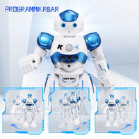 2 x Brand New ANTAPRCIS Remote Controlled Robot Toy for Kids, Programmable RC Robot with Gesture Control, LED Light and Music, RC Toy for Kids Boys Girls Gift - RRP €57.38