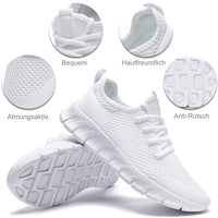 1 x RAW Customer Returns Damyuan shoes men s sneakers running shoes sports shoes sneakers white hiking shoes white breathable lightweight men s casual shoes men s shoes white 43 - RRP €27.99