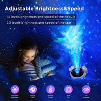 1 x RAW Customer Returns Astronaut Galaxy Projector Starry Sky Night Light, Astronaut Star Projector with Nebula, Timer and Remote Control, Starry Lamp for Bedroom and Ceiling Projector - RRP €26.77