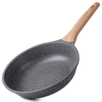 1 x RAW Customer Returns ZUOFENG Non-stick Frying Pan Coated 20cm, Granite Pans Nonstick Frying Pan, Coated Pan for Gas Stove Induction - RRP €21.26