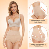 1 x RAW Customer Returns SIMIYA women s shapewear underpants tummy control girdle pants high waist underwear tummy control girdle pants soft and comfortable body shaper for women beige, L  - RRP €14.52