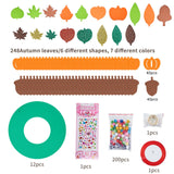 2 x Brand New Goomp Crafts for Kids, 12 Piece Autumn Craft Kit, Autumn Craft Set for Kids, Thanksgiving Craft Set, Halloween Gift - RRP €45.6