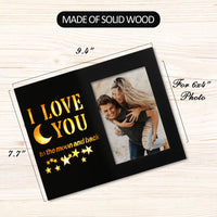 20 x Brand New Newbyst Picture Frames for Couples - I Love You To The Moon And Back Anniversary Picture Frame, Sweet Romantic Gift for Boyfriend, Girlfriend, Father, Mother Style 2-Black... - RRP €419.6