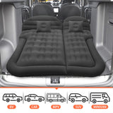 1 x RAW Customer Returns Car Air Mattress SUV Inflatable Mattress with Pump MPV Air Bed Camping Car Cushion Thicker Back Seat Air Mattress with Two Pillows for Camping Travel Backyard Beach Black  - RRP €60.49