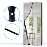 1 x RAW Customer Returns HOOMEE LightView fly screen door for balcony doors 90x220, magnetic curtain for reliable insect protection, high-quality LV fabric, with smaller magnets for a perfect closure, cannot be shortened - RRP €19.15