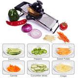 1 x RAW Customer Returns Chef s Inspirations Mandoline Vegetable Slicer Vegetable Cutter Great for slicing food, fruit and vegetables. Julienne cutter in professional quality. - RRP €34.39