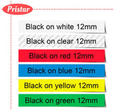 1 x RAW Customer Returns Pristar 12mm Compatible for Brother TZe-131 TZe-231 TZe-431 TZe-531 TZe-631 TZe-731 Tze 12mm 0.47 Label Tape for Brother Ptouch PT-H107B P710BT H100LB E110 H100R D210 H110 D400 H101C D200 D600 H105 - RRP €19.85