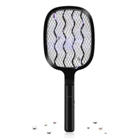 1 x RAW Customer Returns Night Cat Electric Mosquito Racket Electric Mosquito Net Electric Fly Catcher Insect Repellent Scoop Garden Fly Killer Zapper Swatter 3000V USB C Rechargeable - RRP €20.39