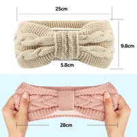 3 x Brand New ANBOO Women Winter Headbands 3PCS, Elastic Knit with Fleece Lining White, Pink and Khaki . Comfortable, Warm and Stylish. - RRP €46.8