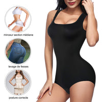 1 x RAW Customer Returns Junlan Shapewear Women s Tummy Control Strong Shaping Body Shaper Women s Corset Body Strong Shaping Bodysuit Women Shapewear for Women Black, 2X-Large  - RRP €27.6