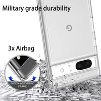 13 x Brand New MIMGOAL Crystal Clear for Google Pixel 8a Case, Never Yellowing Indestructible Military Grade Protection Shockproof Scratch-Resistant Protective Case Transparent Case Thin Cell Phone Case Pixel 8a - Clear - RRP €280.8