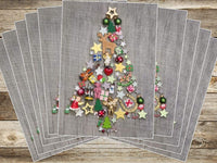 1 x RAW Customer Returns 10 Colorful Christmas Cards with Envelope, 10 Nostalgic Christmas Folding Cards in a Set with Matching Envelopes and Colorful Christmas Tree Design - RRP €7.08