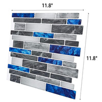 1 x RAW Customer Returns Art3d Tile Stickers 10pcs Set Good Quality Waterproof 3D Self-adhesive for Kitchen or Bathroom Marble Art Size 30 x 30cm  - RRP €37.82