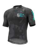 1 x RAW Customer Returns LAMEDA Cycling Jersey Men s Short Sleeve Functional Shirt T-Shirt Breathable Quick Drying Cycling Clothing Women Short for Cycling Fitness Gray L - RRP €39.99