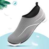 1 x Brand New LUEDKA Water Shoes for Men Women Beach Aqua Shoes Non-Slip Quick Dry Aqua Sports Shoes for Diving Swimming Surfing Yoga Grey, 36 EU  - RRP €15.85