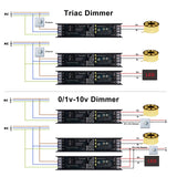 1 x RAW Customer Returns REYLAX LED power supply dimmable 24V 100W, LED transformer 24V 4.16A dimmable TRIAC 0 1-10V, transformer 230V to 24V LED switching low-voltage driver, constant voltage LED transformer for 24 volt LED strips, lamp - RRP €32.99