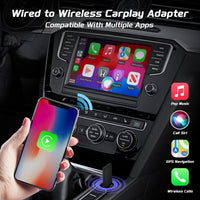 1 x RAW Customer Returns KAOLALI Wireless CarPlay Adapter for iPhone Apple iOS, Wireless CarPlay for OEM Dongle Converts from Wired to Wireless, Carplay Adapter with 5GHz WiFi, Plug and Play Not for Android  - RRP €49.18