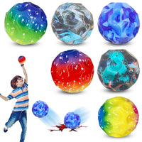 28 x Brand New Pack of 2 jump rubber ball, space ball, bounce hole ball, space ball mini bouncing ball toy, astro jump ball bounce ball, power space balls toy, toy planetary bouncy balls for children outdoors - RRP €266.84