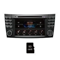 1 x RAW Customer Returns Amaseaudio Wince Car Radio, 2 Din, Compatible with Benz E-Class W211 CLS-Class, 7 Touchscreen, Built-in DVD Player, Support GPS Navigation including SD card with map , USB Port - RRP €170.42