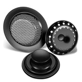 1 x RAW Customer Returns 3Pcs Kitchen Sink Stopper Strainer, Stainless Steel Sink Strainer Basket Sink Filter Sink Plug Set, Universal Anti-Clogging Sink Disposal Stopper Sink Strainer for Kitchen Sink Black  - RRP €13.49