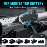 1 x RAW Customer Returns 1000N.M cordless rotary impact wrench for Makita batteries 18V, 1 2 inch electric impact wrench, electric screwdriver battery and charger not included 1000NM  - RRP €115.99