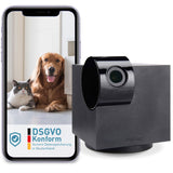 1 x RAW Customer Returns PetTec Cam 360 pet camera dog camera with app NO SUBSCRIPTION TRAP - Cat dog camera at home with motion detection night vision function - Full HD panoramic view 360 pan tilt - Pet Cam - RRP €69.99