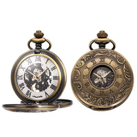 10 x Brand New ManChDa Pocket Watch for Husband, Personalized Vintage Mechanical Pocket Watch with Chain for Men, Anniversary Gift, Valentine s Day Gift - RRP €362.9