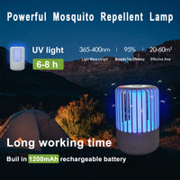 1 x RAW Customer Returns Insect killer, mosquito trap, electric, mosquito lamp, mosquito protection, insect catcher, UV light, insect killer, powerful USB pest control traps for indoor and outdoor use - RRP €36.29