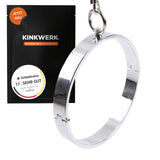 1 x RAW Customer Returns KINKWERK stainless steel collar collar Stylish BDSM sex toy with O-ring for men, women and couples 120mm  - RRP €45.37