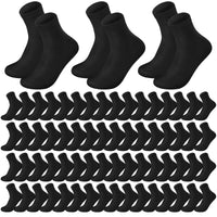 1 x RAW Customer Returns Hestya 40 Pairs Men s Socks Black Cotton Socks Bulk Packs Business Socks Breathable Sports Socks for Men Women - RRP €36.29