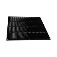 1 x RAW Customer Returns Vent Systems 400x400mm Black Ventilation Grille with Insect Screen. HVAC, Heating, Cooling and Ventilation applications. Indoor and outdoor vent cover. - RRP €30.1