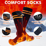 1 x RAW Customer Returns Heated Socks, 2023 Newest Rechargeable Heated Socks, 5000mAh Extra Large Battery Long Life up to 65 C Large Heating Area, Suitable for Outdoor Skiing Winter Camping Hiking - RRP €48.99