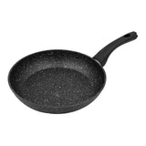 1 x RAW Customer Returns Blackmoor Home 67070 scratch-resistant frying pan 24 cm with non-stick coating, aluminum, black, 24cm - RRP €21.07