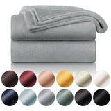 1 x RAW Customer Returns Blumtal fluffy blanket - OEKO-TEX certified fleece blanket 150x200 cm - soft blanket 150x200 cm - blanket couch as living cuddly blanket - fluffy blanket - blanket cuddly blanket 150x200 gray - RRP €19.99