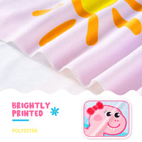 5 x Brand New Dotie Beach Towel - 76 x 150 cm Beach Towel Soft Kids Bath Towel Quick Dry Sand Free Bath Towels Lightweight Absorbent Towel Pool Swimming Travel - RRP €96.0