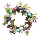 1 x RAW Customer Returns Hanwin Easter wreath plastic, Easter wreath front door 30CM, Easter door wreath, Easter wreath table, Easter wreath decoration - RRP €22.1