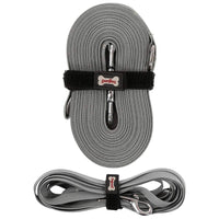 5 x Brand New AYADA Dog Leash Large Medium Small - 10m Long Dog Training Leash - Lightweight Nylon Dog Trainning Leash - Strong Long Dog Lead Grey  - RRP €90.0