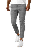 1 x Brand New CZIMOO Men s Pants Casual Slim Fit Suit Pants with Pockets Stretchy Men s Tapered Skinny Pants Gray 30 - RRP €34.9