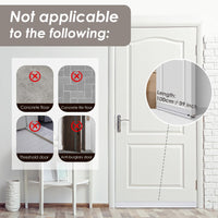 1 x RAW Customer Returns YOUSHARES draught excluder for doors white - 1m silicone door seal suitable for 3.5-5cm thick doors with a gap at the bottom of 0.35-2cm, draught excluder self-adhesive for door seal at the bottom - RRP €14.98