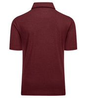 1 x RAW Customer Returns KEFITEVD Tactical Shirt Men s Short Sleeve Polo Shirt Lightweight Breathable Functional Shirt Thin Polyester Top Outdoor Hiking Shirt Spring Summer Mottled Wine Red XL - RRP €30.23