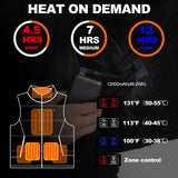 1 x RAW Customer Returns GAROERFAR Men s Heated Vest with 12000mAh Battery Included, Men s Heated Jacket with 6 Heating Zones, Electric Heated Vest Ideal for Camping, Hunting and Motorcycles, XL - RRP €74.99