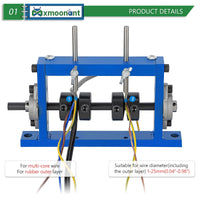 1 x RAW Customer Returns Mxmoonant Wire Stripping Machine for 1-25mm Cable, Wire Stripping Tool, Drill Attachable, with 2 Replacement Blade for Recycling Scrap Copper 2 Knives  - RRP €57.05