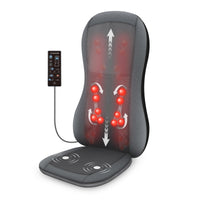 1 x RAW Customer Returns Comfier Full Back Massager with Heat - 2D 3D Shiatsu Massage Seat with 10 Massage Nodes, Back Kneading Massage Chair Cushion, Gifts for Mom, Dad - RRP €109.99