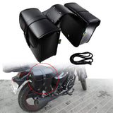 1 x RAW Customer Returns HDBUBALUS Motorcycle Saddle Bag Universal Tool Bag for Harley Yamaha Cruiser Black - RRP €77.4