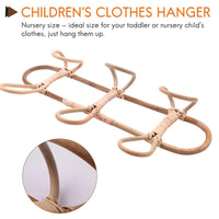 1 x RAW Customer Returns Aboiledy Rattan Wall Kids Clothes Organizer Rack Clothes Hat Hanging Rattan Clothes Hanger Children s Room Decor Clothes Hanger - RRP €18.62