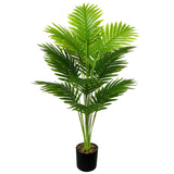 1 x RAW Customer Returns AIVORIUY artificial plants like real Areca palm artificial plant in pot large fake artificial tree for indoor and outdoor use living room bedroom office decoration 80cm green palm  - RRP €23.99